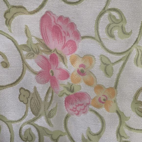 Vintage 90s Lennie New York Floral Gown Brocade Dress Bow Detail Column Maxi - Picture 8 of 12